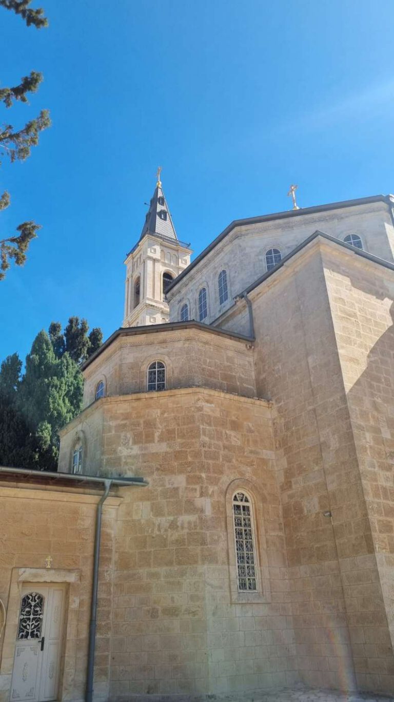 מגדל הפעמון - מתוך הסיור הארכיאולוגיה של המנזרים הרוסיים בהר הזיתים