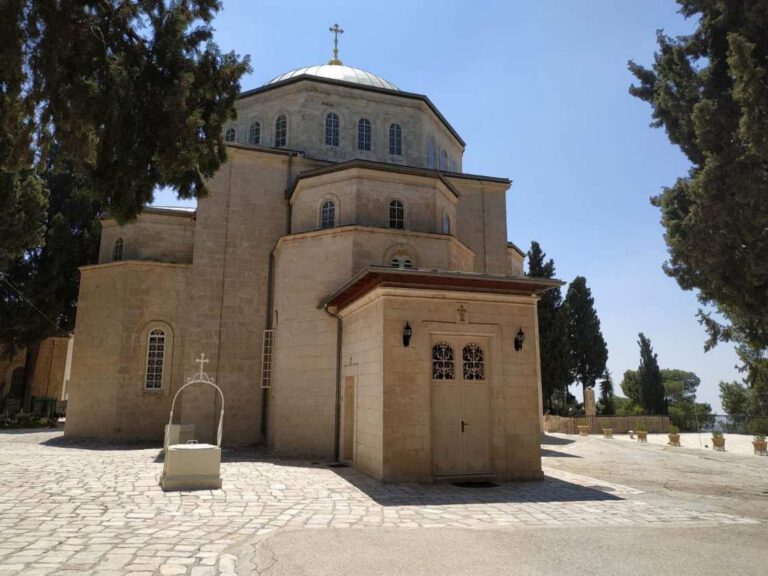 כנסיית עלייה לשמים - מתוך הסיור הארכיאולוגיה של המנזרים הרוסיים בהר הזיתים