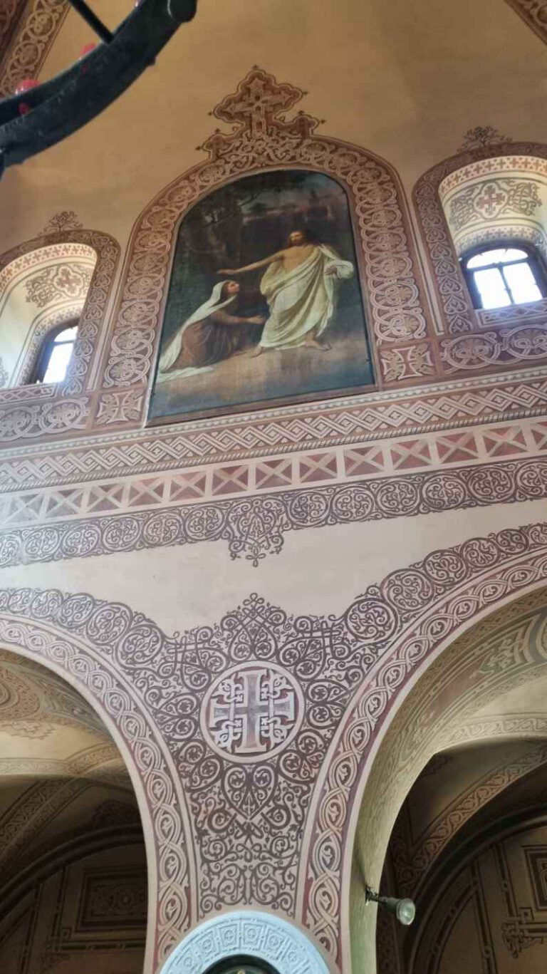 ישו ומרים המגדלית - מתוך הסיור הארכיאולוגיה של המנזרים הרוסיים בהר הזיתים