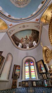 ישו על החומר הלבן - מתוך הסיור הארכיאולוגיה של המנזרים הרוסיים בהר הזיתים