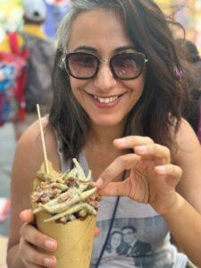 Cono de mariscos | Recorrido gastronómico de Nápoles