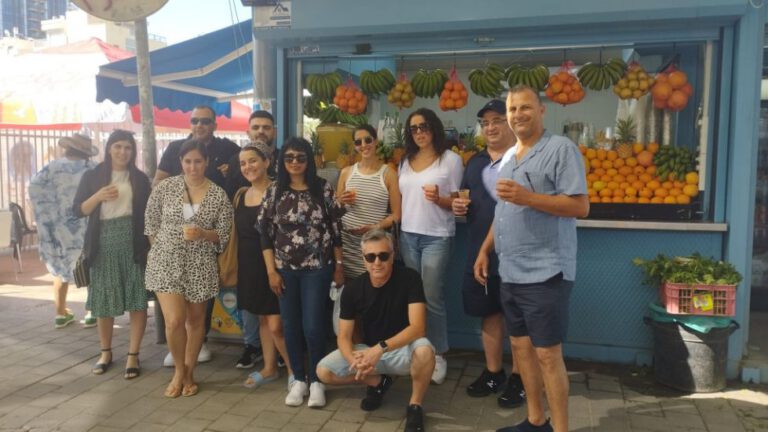 סיור אוכל בשוק הכרמל וכרם התימנים