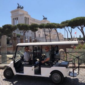 Recorrido en carrito de golf (scooter) por Roma