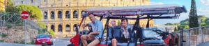 Recorrido en carrito de golf (scooter) por Roma
