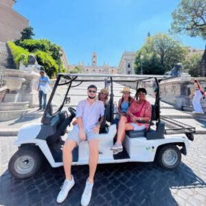 Recorrido en carrito de golf (scooter) por Roma