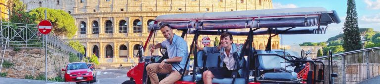 Recorrido en carrito de golf (scooter) por Roma