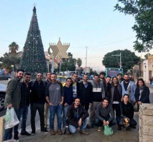 Food/Culinary Tour in Haifa, Wadi Nisnas - Christmas Tree and Menorah on the Holidays