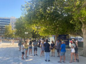 Visita guiada de Atenas en hebreo. El encuentro comienza en la Plaza Syntagma.