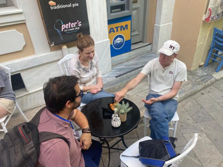 Visita guiada de Atenas en hebreo - pausa para degustar un dulce