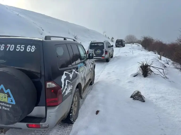 Excursión en jeep por la nieve con conducción autónoma - PARQUE NACIONAL DE PIRIN