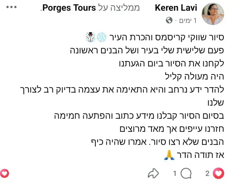 סיור היכרות אישית עם העיר העתיקה בוינה