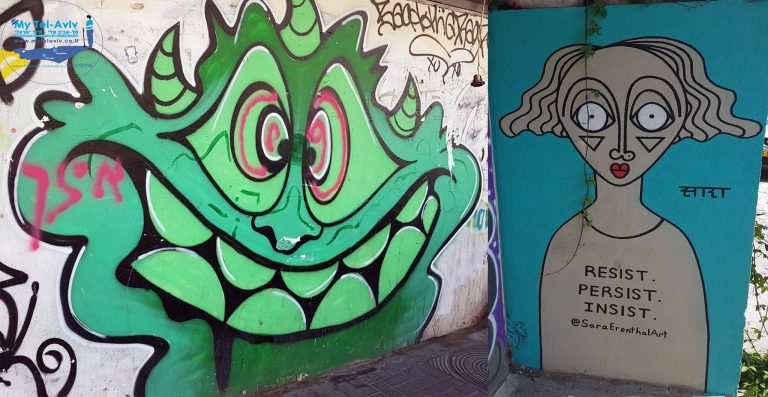 Tour of the history of graffiti in the Florentin neighborhood