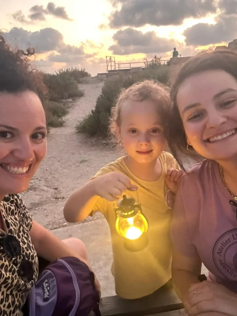 Sunset and lantern tour on Dor Beach